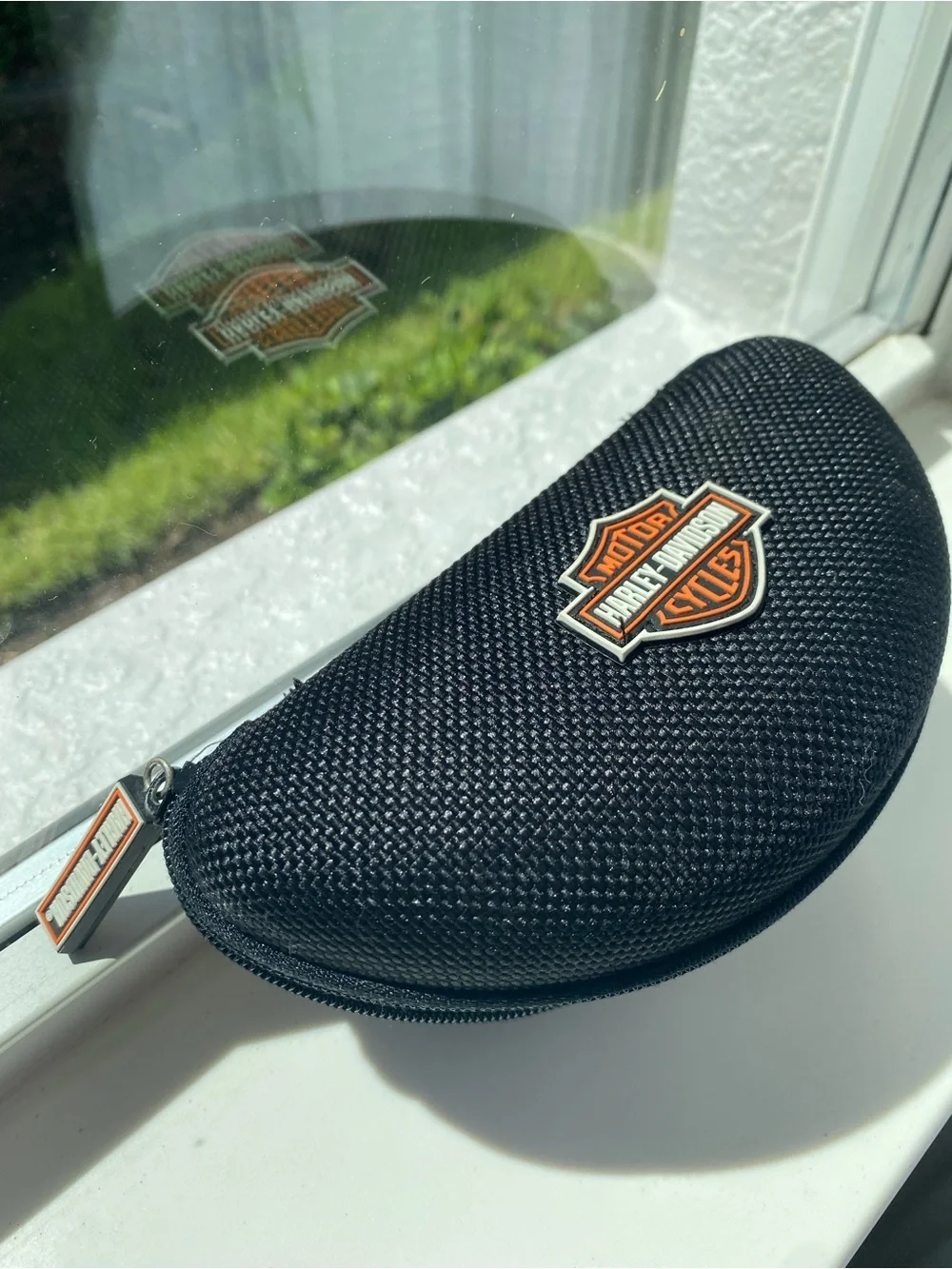 Harley-Davidson Black Hard Shell Sunglasses Case with Logo